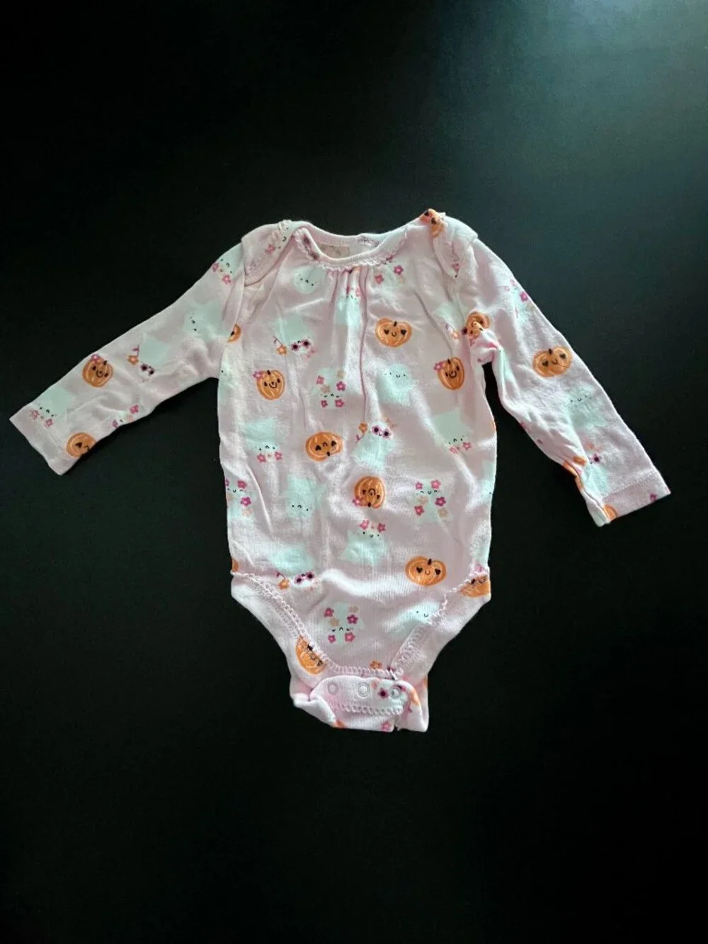 Set of 3, My 1st Halloween Baby Girl Onesies, 3-6 Months